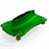 Indiana Indiana Foil HP Baseplate Alu | Elevatesurf