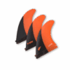 F-One Thruster Set F-ONE FLOW XS CARBON - PAPAYA | Elevatesurf