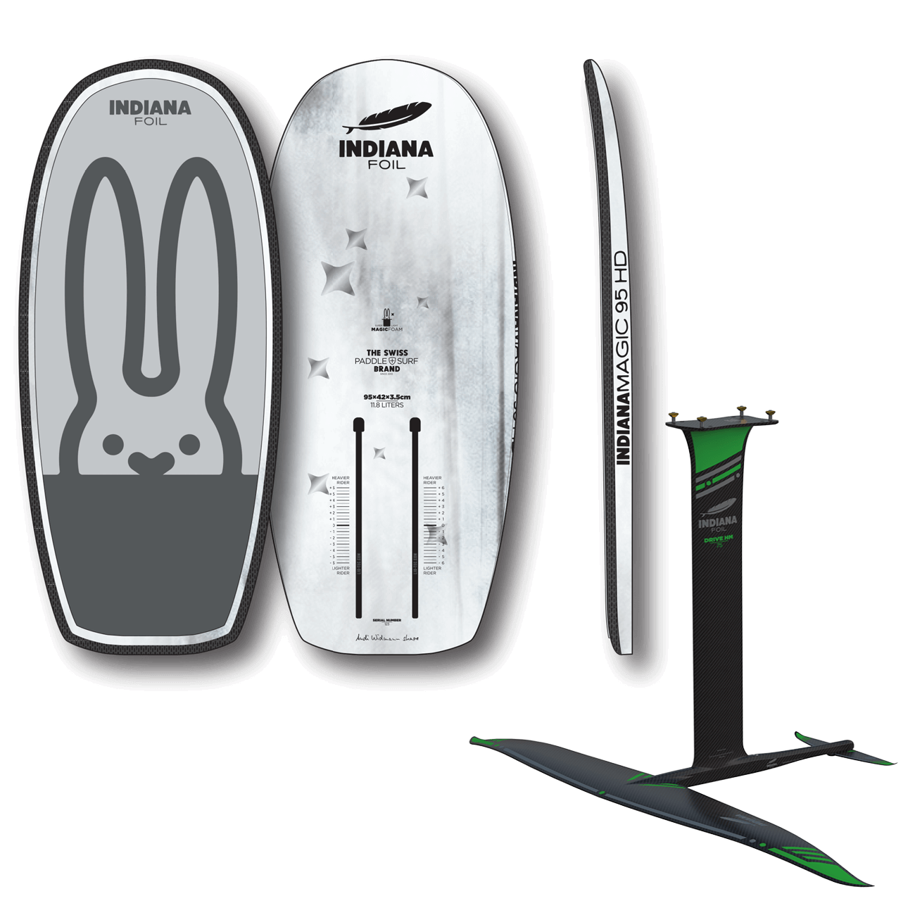 Indiana Pump Pack: 95 Magic HD Board+Barracuda XL