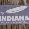 Indiana Logo Towel 90x170 cm black/grey