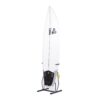 Rack vertical pour planche de surf avec support dérives
