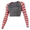 Mystic Dazzled L/S Rashvest Croptop Women