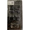 Slingshot Binding Clamp Hardware Set 4x Clamps/Screws/Washers/Nylon