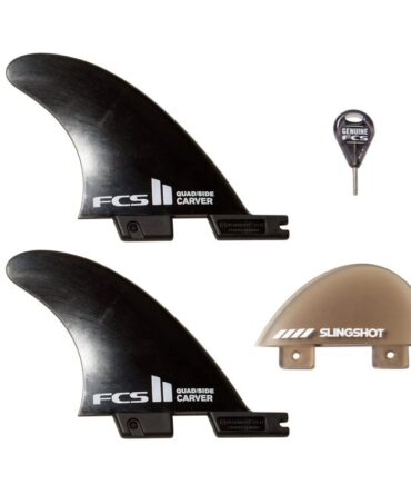 Slingshot Gremlin Fin Pack 2xFCSII Side,1sm x 2"nub fin