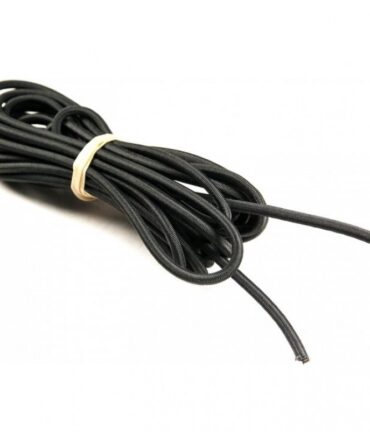black Elastic Cord with clip (2.5m)